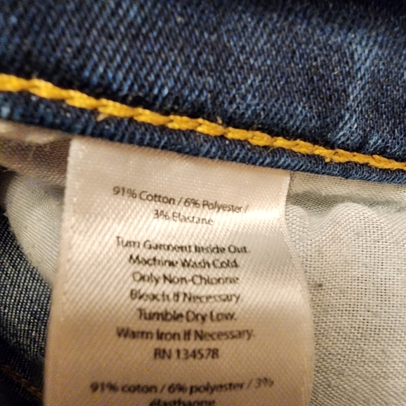 Vineyard Vines Cuffed Jean Shorts Size 8 Run Big - Picture 8 of 8